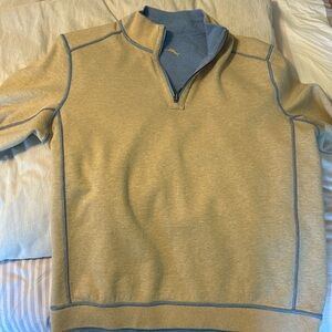 Tommy Bahama reversible quarter zip pullover - men’s large